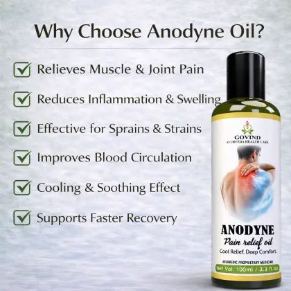 Anodyne Oil 100 ml Ayurvedic pain relief massage oil