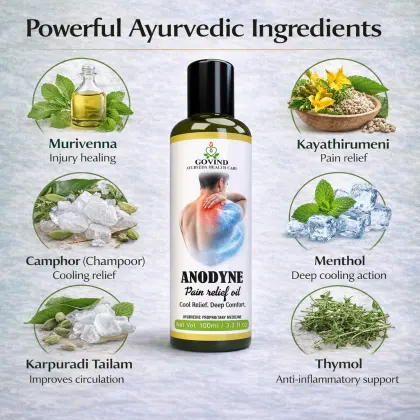 Anodyne Oil 100 ml Ayurvedic pain relief massage oil