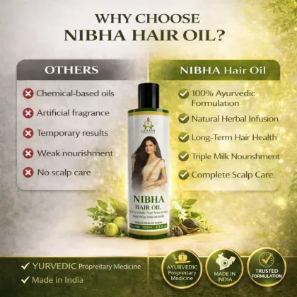Nibha Hair Oil 100 ml Ayurvedic hair care oil