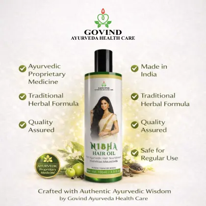 Nibha Hair Oil 100 ml Ayurvedic hair care oil